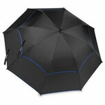 BagBoy Telescopic Wind Protected Golf Umbrella Black-Royal