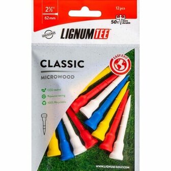 Lignum Classic Tees 62mm Color Mix