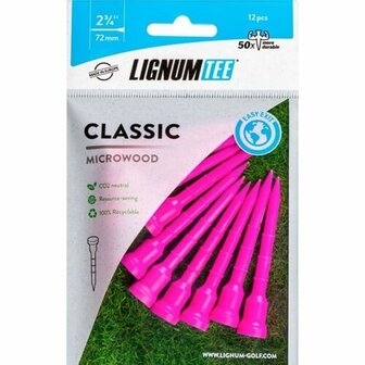 Lignum Classic Tees 72mm Punchy Pink