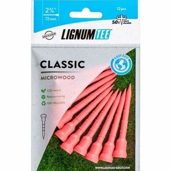 Lignum Classic Tees 72mm Flying Pink