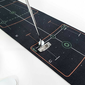Wellputt Putting Mat Classic 4 Meter Black 3