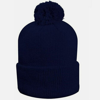 Bobble Hat Glenmuir Pompon Winter Muts Navy