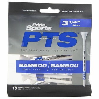 Pride Sports PTS Bamboo Tees 83mm 15pcs