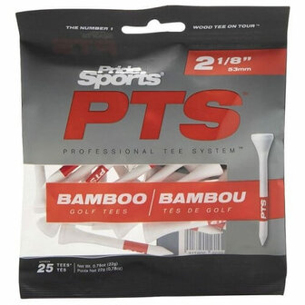 Pride Sports PTS Bamboo Tees 53mm 25pcs