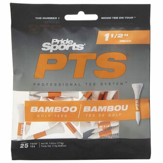 Pride Sports PTS Bamboo Tees 38mm 25pcs