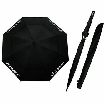 Clicgear Oversized Umbrella UV Clear Coated Black