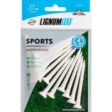 Lignum Sport Tees 72mm