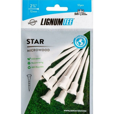 Lignum Star Tees 72mm