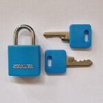 Reistas Hangslot Stahlex 20mm Blauw